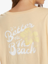 3 Better Beach T-Shirt Beige ARJZT07498 Roxy