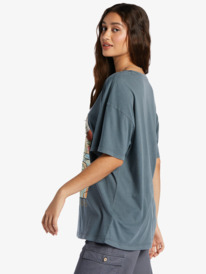 1 On The Hill Oversized Graphic T-Shirt Black ARJZT07511 Roxy