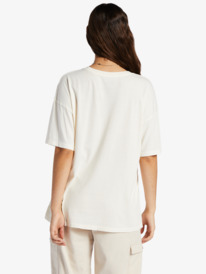 4 On The Hill Oversized Graphic T-Shirt White ARJZT07511 Roxy