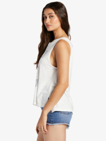 8 Meower Power Sleeveless T-Shirt White ARJZT07537 Roxy