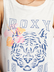 9 Meower Power Sleeveless T-Shirt White ARJZT07537 Roxy