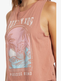 2 Paradise View Sleeveless T-Shirt Brown ARJZT07538 Roxy