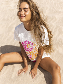 roxy, Yang World - Oversized T-Shirt for Women, SNOW WHITE (wbk0) Yang World - Oversized T-Shirt for Women ARJZT07558