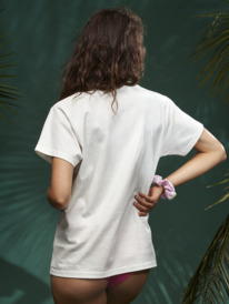 5 Yang World - Oversized T-Shirt for Women Blanc ARJZT07558 Roxy