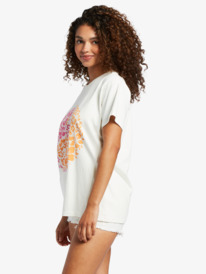 9 Yang World - Oversized T-Shirt for Women Blanc ARJZT07558 Roxy