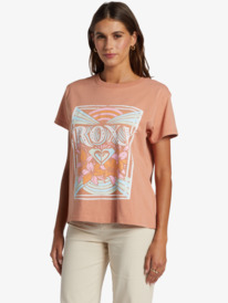1 Roxy Rays Oversized T-Shirt Brown ARJZT07559 Roxy