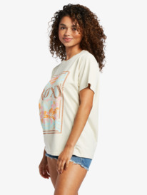 8 Roxy Rays Oversized T-Shirt Beige ARJZT07559 Roxy