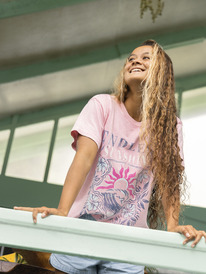 roxy, Endless Sunshine - Oversized T-Shirt for Women, CANDY PINK (med0) Endless Sunshine - Oversized T-Shirt for Women ARJZT07562