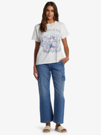 3 Endless Sunshine Oversized T-Shirt White ARJZT07562 Roxy