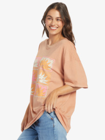 1 Sunny Daze Oversized T-shirt Brown ARJZT07587 Roxy