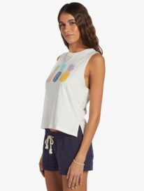 1 Colorful Pineapple Muscle Tank White ARJZT07653 Roxy