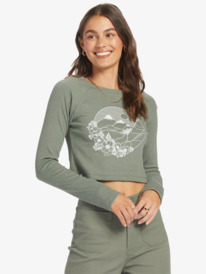 4 Mountain View - Sleeveless Muscle T-Shirt for Women Vert ARJZT07730 Roxy