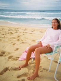 4 Wavy Daze Olst T-Shirt Pink ARJZT07732 Roxy