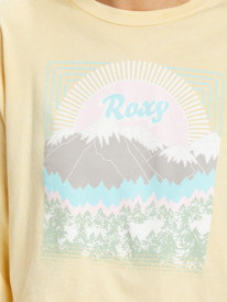 5 Sunny Side Up - Long Sleeve Oversized T-Shirt for Women Jaune ARJZT07733 Roxy