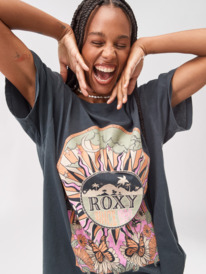 0 Cosmic Window Xbfc T-Shirt Black ARJZT07739 Roxy