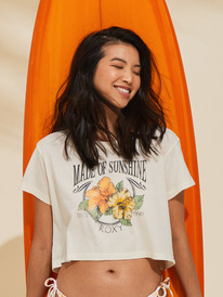 3 Made Of Sunshine T-Shirt White ARJZT07741 Roxy