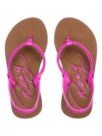 2 Girl's 2-7 Cabo Sandals Pink ARLL100039 Roxy