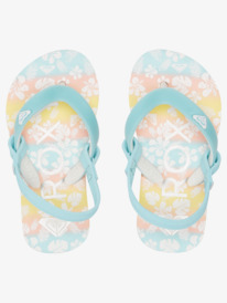3 Toddler's Tahiti Flip-Flops Blue AROL100005 Roxy