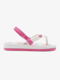 1 Toddler's Tahiti Flip-Flops White AROL100005 Roxy