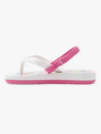 2 Toddler's Tahiti Flip-Flops White AROL100005 Roxy