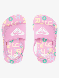 roxy, Toddler's Finn Sandals, PURPLE RAIN (pun) Finn - Sandals for Girls AROL100012