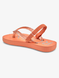 2 Toddlers Viva Sparkle Sandals Orange AROL100014 Roxy