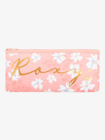 roxy, Happy Wednesday Pencil Case, PAPAYA PUNCH FOAM FLOWER SWIM (xmyb) HAPPY WEDNESDAY ERGAA03164