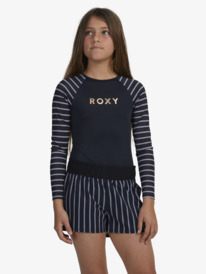 roxy, Girls 6-16 Swim For Good Time Bico Board Shorts, ANTHRACITE DOUBLE STRIPE HOR S (kvj3) SWIM FOR GOOD TIME BICO BS ERGBS03104