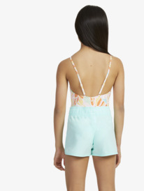 2 Girls 6-16 Good Waves Only Swim Shorts Blue ERGBS03115 Roxy