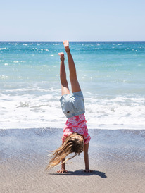 1 Genial Moment 2022 - Relaxed Denim Short voor Meisjes 4-16  ERGDS03062 Roxy