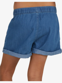4 Girls 4-14 Lazy Song Denim Shorts Blue ERGDS03071 Roxy