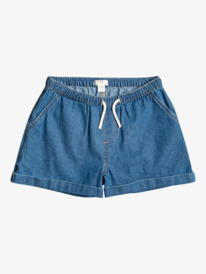 roxy, Детские джинсовые шорты River Lea 8-16, MEDIUM BLUE (bmtw) River Lea - Denim Shorts for Girls 8-16 ERGDS03074