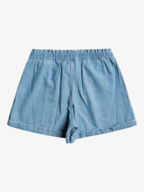 4 Girls 8-16 Lion Heart Paper Bag Denim Shorts Blue ERGDS03078 Roxy