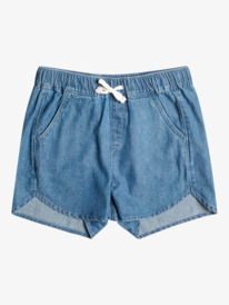 8 Genial Moment - Beach Shorts for Girls 4-16 Blue ERGDS03083 Roxy