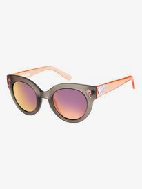 roxy, Havalina - Sonnenbrille für Mädchen 8-16, MATTE GREY/FLASH ROSEGOLD (xssn) Havalina - Sunglasses for Girls ERGEY03008