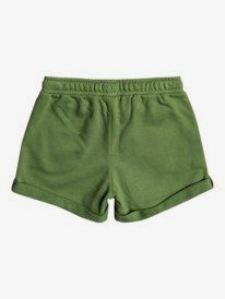 roxy, Детские спортивные шорты Be My Life A 4-16, VINEYARD GREEN (gnt0) Be My Life A - Organic Sweat Shorts for Girls 4-16 ERGFB03193