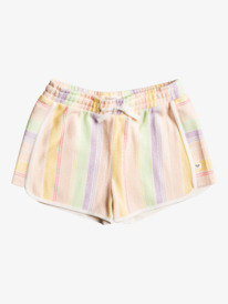 roxy, Girl's 4-16 Cute People Sweat Shorts, TROPICAL PEACH SALTY SUNSET (mdr1) CUTE PEOPLE ERGFB03272