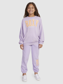2 Girls 4-16 Wildest Dreams Joggers Purple ERGFB03276 Roxy