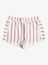 roxy, Girl's 4-16 Cute People Sweat Shorts For Girls, WHITE MARINA STRIPE VERTICALE (xwmb) Cute People - Sweat Shorts for Girls 4-16 ERGFB03285