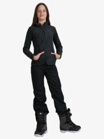 1 Cascade - Polaire demi-zip pour Fille 8-16 Noir ERGFT03515 Roxy