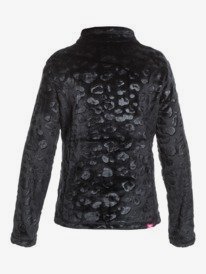roxy, Girl's 4-16 Igloo Fleece Top, TRUE BLACK (kvj0) Igloo - WarmFlight® Fleece for Girls ERGFT03638