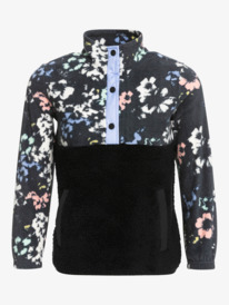 4 Alabama - Polaire en sherpa pour Fille Noir ERGFT03731 Roxy