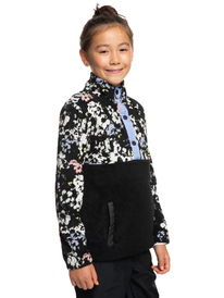 2 Alabama - Polaire en sherpa pour Fille Noir ERGFT03731 Roxy