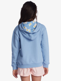 4 Girl's 4-16 Hope You Believe Pullover Hoodie Blue ERGFT03748 Roxy