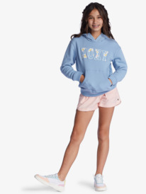 3 Girl's 4-16 Hope You Believe Pullover Hoodie Blue ERGFT03748 Roxy