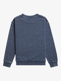 1 Girl's 4-16 Music And Me A Crew Neck Sweatshirt Blue ERGFT03823 Roxy