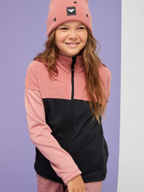 3 Sidley - Technische fleece met rits voor Meisjes 8-16 Pink ERGFT03836 Roxy