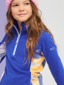 5 Girls 8-16 Sayna Technical Half-Zip Fleece White ERGFT03837 Roxy