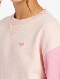 10 Ready To Run - Übergroßes Sweatshirt für Mädchen 4-16 Rosa ERGFT03885 Roxy