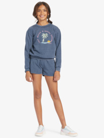 3 Girl's 4-16 Music And Me A Sweatshirt Blue ERGFT03892 Roxy